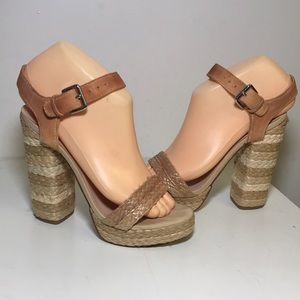 Aldo pumps platform sandals Sz 7